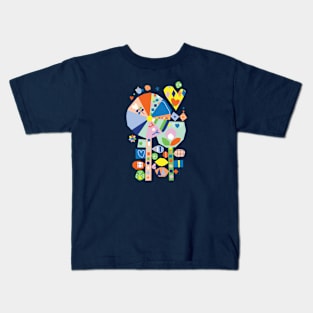 Flower Collage 02 Kids T-Shirt